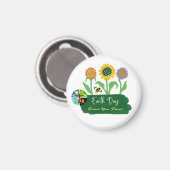 Tag der Erde Magnet (Vorderseite/Rückseite)