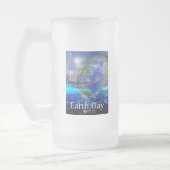 Tag der Erde Mattglas Bierglas (Links)