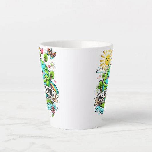 Tag der Erde Milchtasse (Vorderseite)