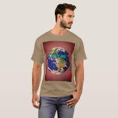 TAG DER ERDE MITTEILUNG T-Shirt (Vorne ganz)