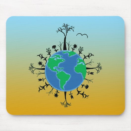Tag der Erde Mousepad (Vorne)