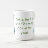 Tag der Erde Mutter Natur Kaffeetasse (Mittel)