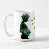 Tag der Erde Mutter Natur Kaffeetasse (Links)