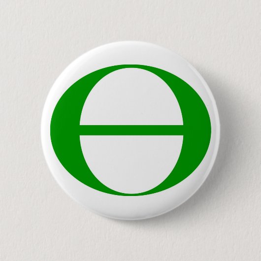 Tag der Erde-Ökologie-Knopf Button (Vorderseite)