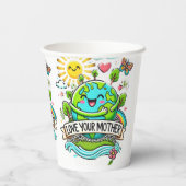 Tag der Erde Pappbecher (Rückseite)