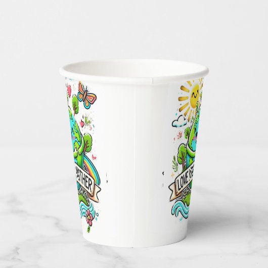 Tag der Erde Pappbecher (Rechts)