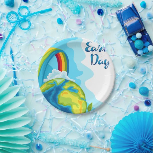 Tag der Erde Pappteller (Party)
