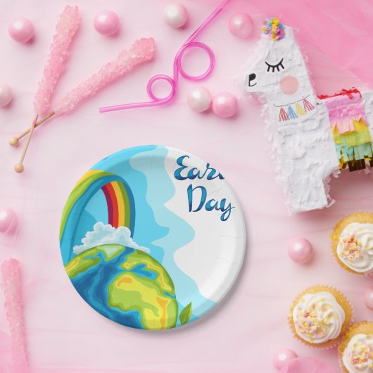 Tag der Erde Pappteller (Party)