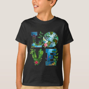 Tag der Erde Planet Jubiläum Tag der Erde Jeden Ta T-Shirt