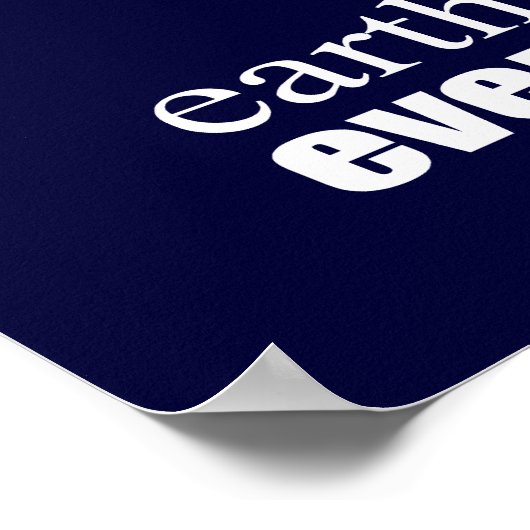 Tag der Erde Poster (Ecke)