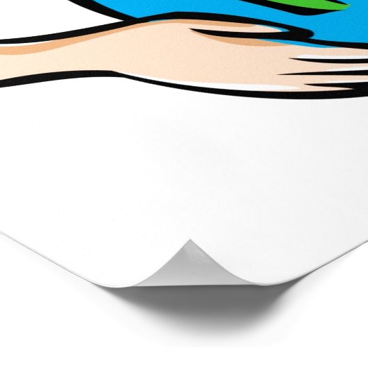 Tag der Erde Poster (Ecke)