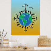 Tag der Erde Poster (Küche)