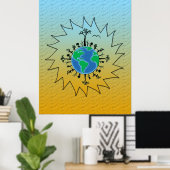 Tag der Erde Poster (Heimbüro)