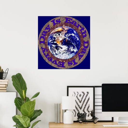 Tag der Erde Poster (Heimbüro)