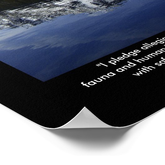 Tag der Erde Poster (Ecke)