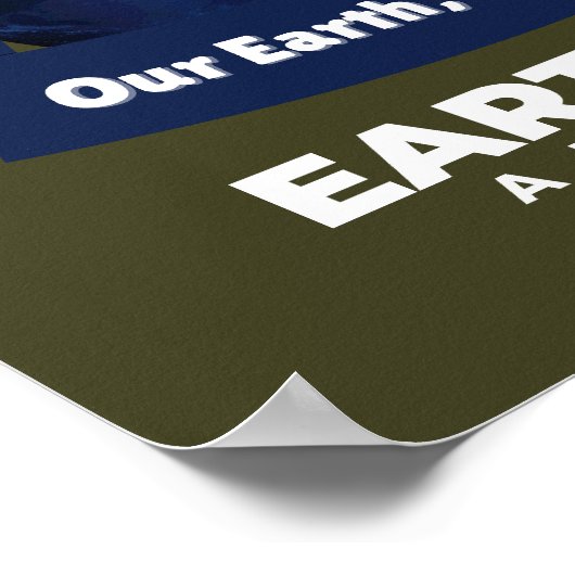 Tag der Erde Poster (Ecke)