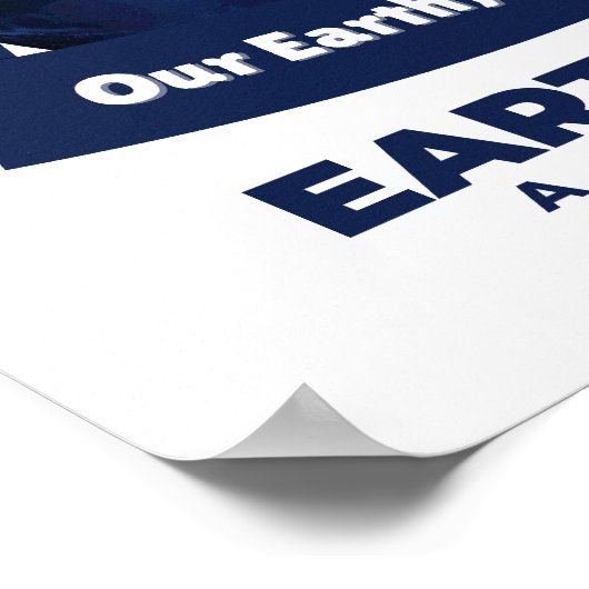 Tag der Erde Poster (Ecke)