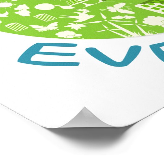 Tag der Erde Poster (Ecke)