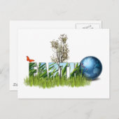 Tag der Erde Postkarte (Vorne/Hinten)