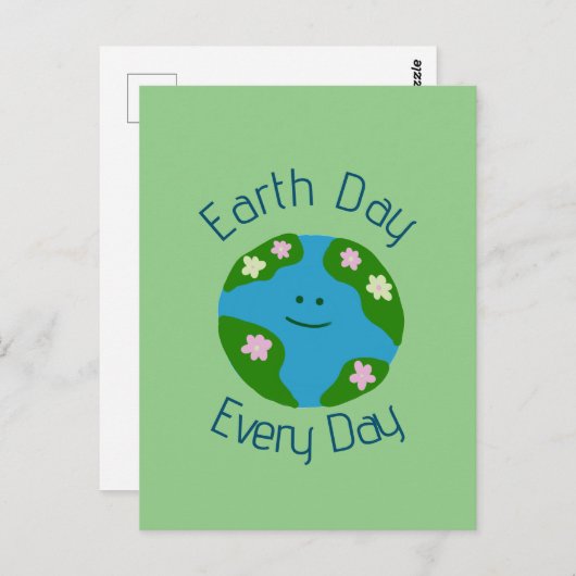 Tag der Erde Postkarte (Vorne/Hinten)