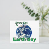 Tag der Erde Postkarte (Stehend Vorderseite)