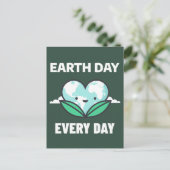 Tag der Erde Postkarte (Stehend Vorderseite)