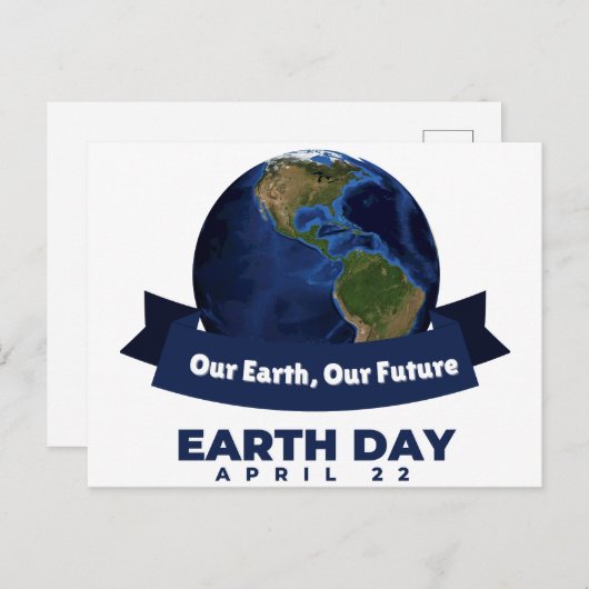 Tag der Erde Postkarte (Vorne/Hinten)