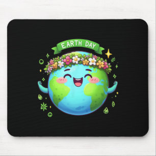 Tag der Erde Retro Vintagen Männer Frauen Kinder K Mousepad