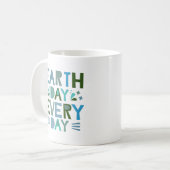 Tag der Erde - Rettet den Planeten Kaffeetasse (Vorderseite Links)