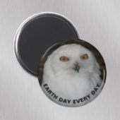 Tag der Erde Schneedecke Foto Magnet