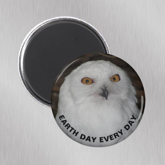 Tag der Erde Schneedecke Foto Magnet