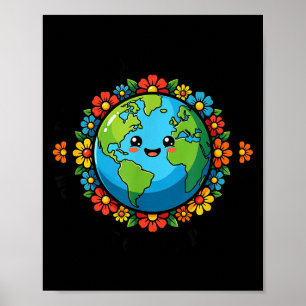 Tag der Erde sei Teil der Lösung Umwelt Poster