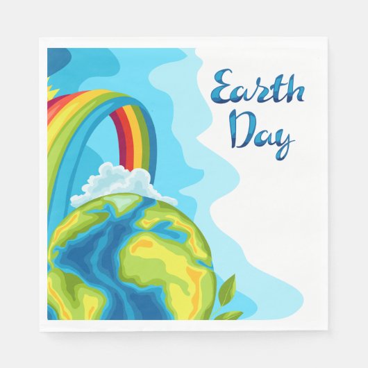 Tag der Erde Serviette (Vorderseite)