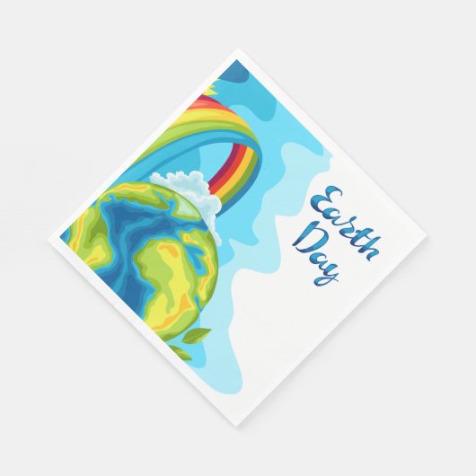 Tag der Erde Serviette (Ecke)