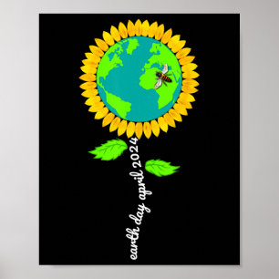 Tag der Erde Sonnenblumen Wiederherstellung Gerett Poster