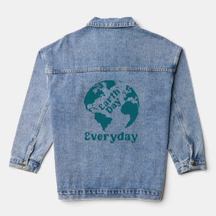 Tag der Erde Tag des Alltags, Tag der Umwelt Jeansjacke