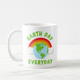 Tag der Erde Täglicher Regenbogen Kaffeetasse