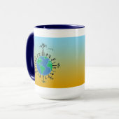 Tag der Erde Tasse (Vorderseite Links)