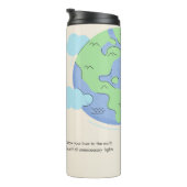 Tag der Erde Thermosbecher (Nach rechts gedreht)