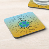 Tag der Erde Untersetzer (Linke Seite)