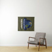 Tag der Erde Wandteppich (Beispiel (Horizontal))