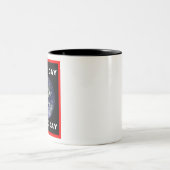 Tag der Erde Zweifarbige Tasse (Mittel)