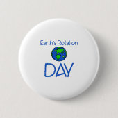 Tag der Erdrotation Button (Vorderseite)