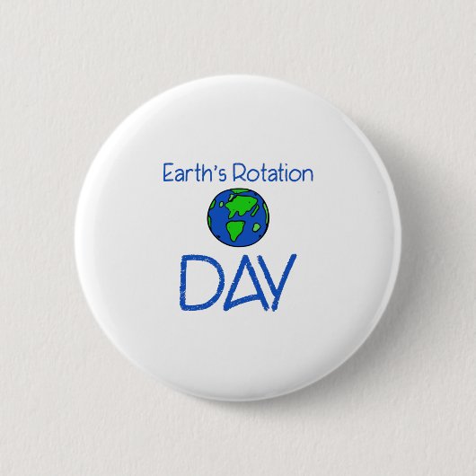 Tag der Erdrotation Button (Vorderseite)