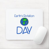 Tag der Erdrotation Mousepad (Mit Mouse)