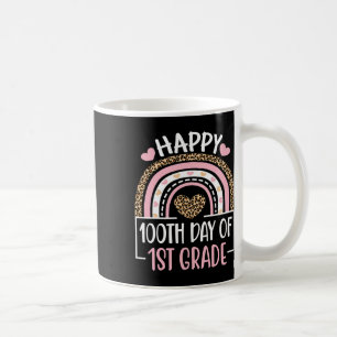 Tag der ersten Klasse Spaß 100 Tage Schullehrer Kaffeetasse