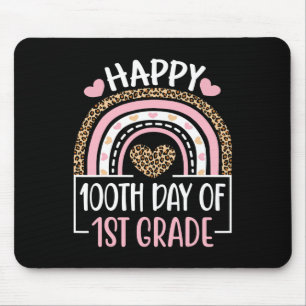 Tag der ersten Klasse Spaß 100 Tage Schullehrer Mousepad