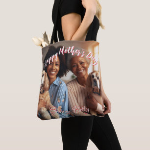Tag der ersten Mütter Dog Granny   Benutzerdefinie Tasche