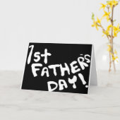 Tag der Ersten Vaterschaft Karte (Gelbe Blume)