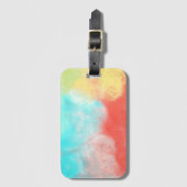 Tag der Farbe des Wassers Gepäckanhänger (Vorderseite Vertikal)